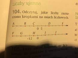 Odczytaj jakie liczby zaznaczono kropkami na osiach liczbowych. Please  potrzebuje na teraz. - Brainly.pl