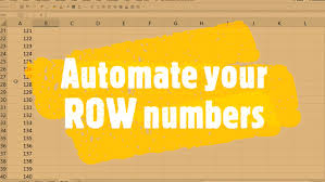auto number in excel
