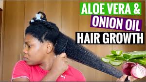 aloe vera and onion juice for hair