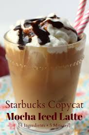 mocha iced latte starbucks copycat
