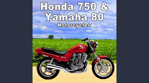yamaha 80cc motorcycle approaches