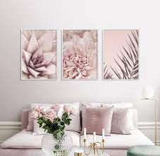 Pink Photography Wall Art Set Of 3