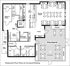 restaurant floor plans drafting