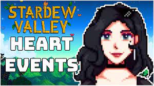 All Heart Events For Shiko! Stardew Valley - YouTube