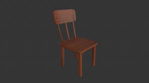 Available in many file formats including max, obj, fbx, 3ds, stl, c4d, blend, ma, mb. Wooden Chair 3d Model
