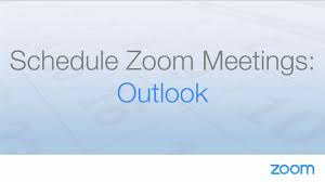 schedule zoom meetings with outlook