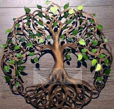 Celtic Knot Tree Metal Tree Wall Art