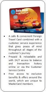 There is no direct interface between the travel card and internet banking. State Bank Of India And Mastercard Launches Multi Currency Foreign Travel Card Asia Hub