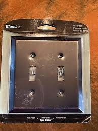 Elumina Century Aged Bronze Wallplate