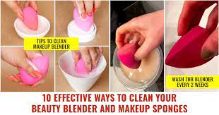beauty blender and makeup sponges