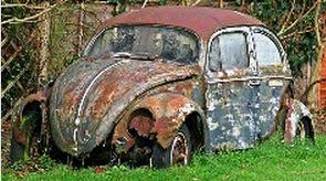 Image result for rusty vw bug