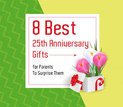 25th anniversary gifts for pas