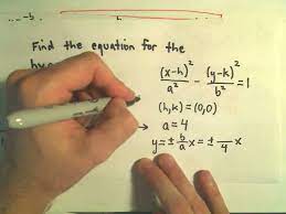 Finding The Equation For A Hyperbola