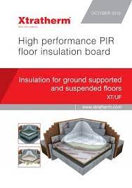 high performance pir floor insulation