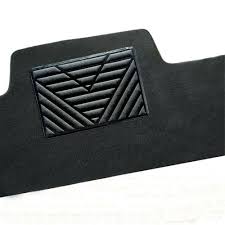 1 x universal black pvc car foot mat