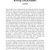 Emily Dickinson's Poetry Analysis