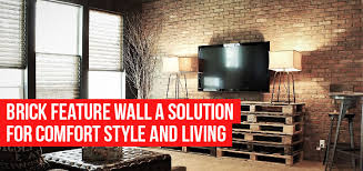 brick feature wall a solution for