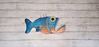 Buy Fish Sculpture Wooden Fish Decor