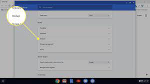how to modify chromebook display settings