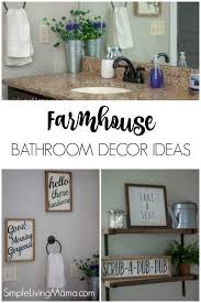 Farmhouse Bathroom Decor Ideas Simple
