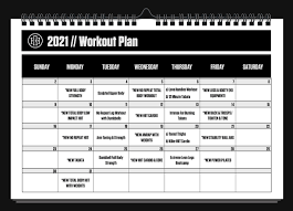 monthly workout calendar heather