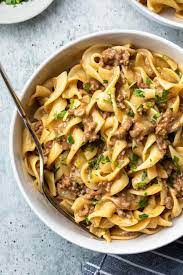 ground beef stroganoff simply whisked