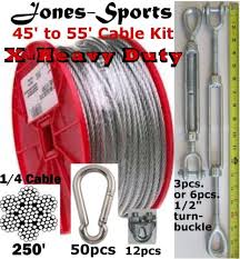 Batting Cage Cable Suspension Kit 55 X