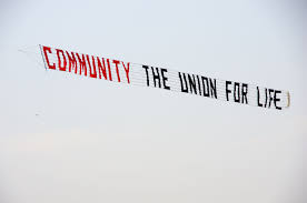 a plane with a banner