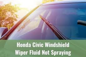 honda civic windshield wiper fluid not