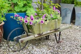 Best Wheelbarrow Planters Wood And