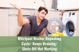 whirlpool washer repeating cycle keeps