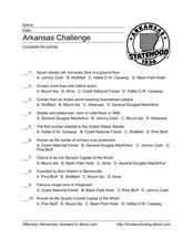For many people, math is probably their least favorite subject in school. Arkansas Trivia Lesson Plans Worksheets Reviewed By Teachers