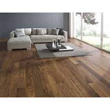 brown polished engineered wood flooring