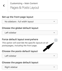 Customizr Theme Options Pages And Posts Layout Press
