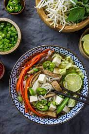 vegan pho vietnamese noodle soup