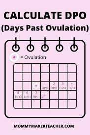 how to calculate days past ovulation dpo