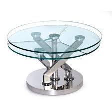 A round glass coffee table adds interesting dimensions into a room filled with furniture. Somette Cocktail Table With 32 Round Glass Top Cocktail Table Overstock 30912426
