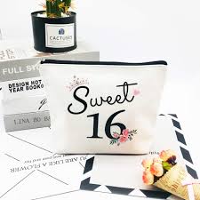 What is a sweet 16? Luggage Travel Gear Sweet 16 Gifts For Girls 16th Birthday Gifts Ideas 16 Year Old Girls Sweet Sixteen Gifts For Teen Girls Cute Makeup Bag Travel Accessories