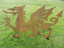 Rusty Metal Welsh Dragon Welsh Dragon