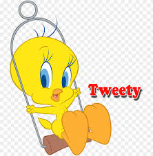 tweety bird swinging PNG image with transparent background | TOPpng