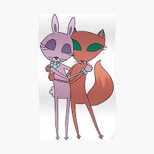 Courage the cowardly dog 1 svg. Bunny And Kitty Posters Redbubble