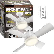 howell 9965 socket fan ceiling fan with