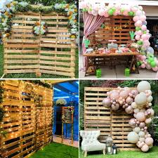 20 wood pallet backdrop ideas to get