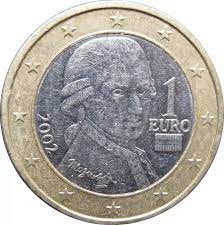 1 euro - Autriche (2002) - objet Euros autriche