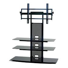 Transdeco Black Glass Tv Stand For 32