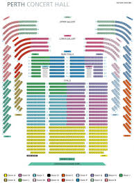 Seating Plan Perth Concert Hall