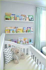 clever ideas nursery wall shelf with
