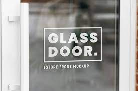Glass Door Mockup Psd 20 000 High