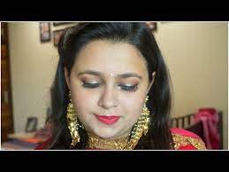 indian wedding guest makeup at home in