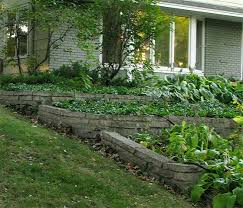 Timber Retaining Wall On A Slope